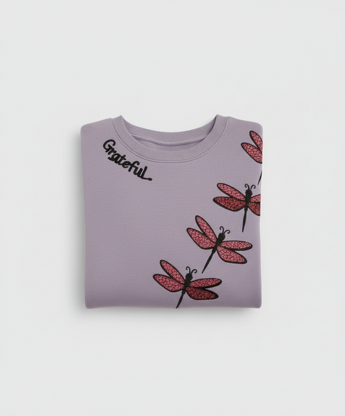 Dragonfly crewneck