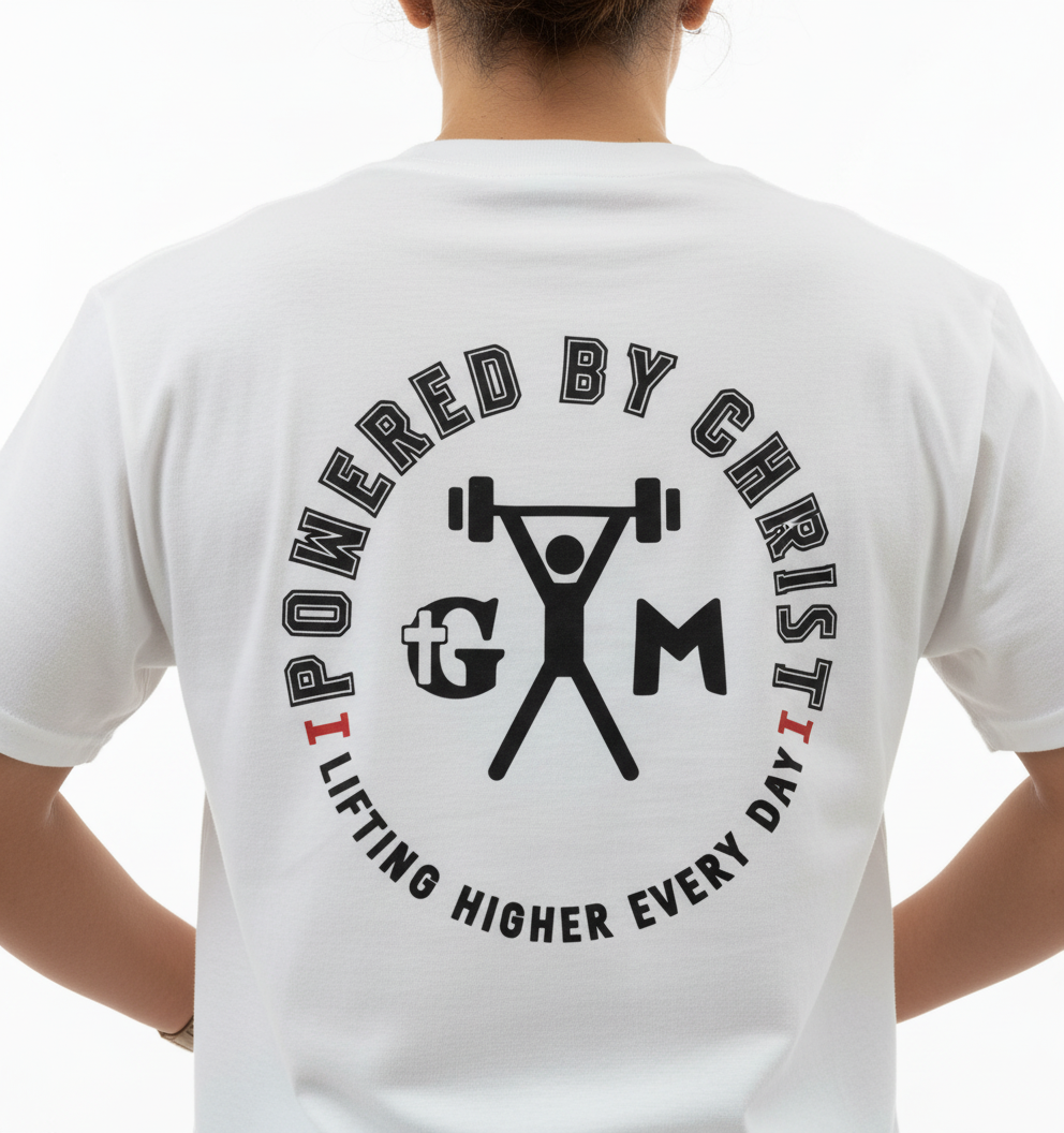 Powered by Christ- Tshirt