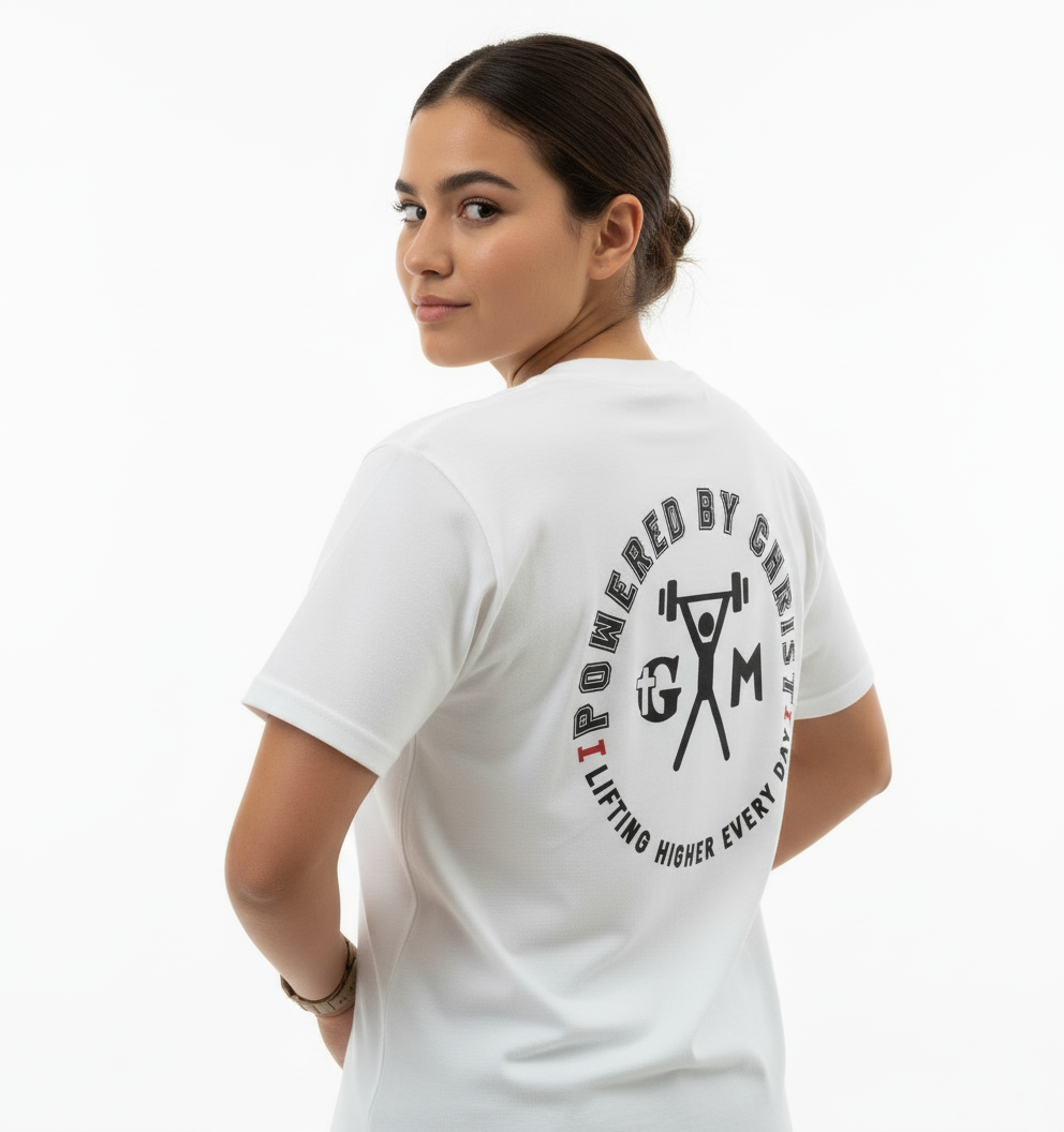 Powered by Christ- Tshirt
